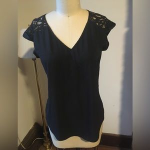 Express silky top, size small, lace detailing